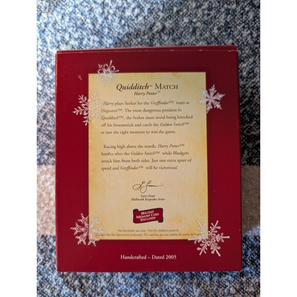 Harry Potter Christmas Ornament Quidditch Match 2005 Hallmark Keepsake QXI8915 - Picture 8 of 10
